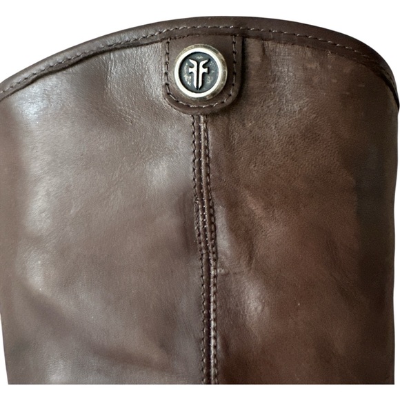 Frye Melissa Button 2 Boots Brown Women’s Size 8 Riding Tall Boots - Picture 6 of 12